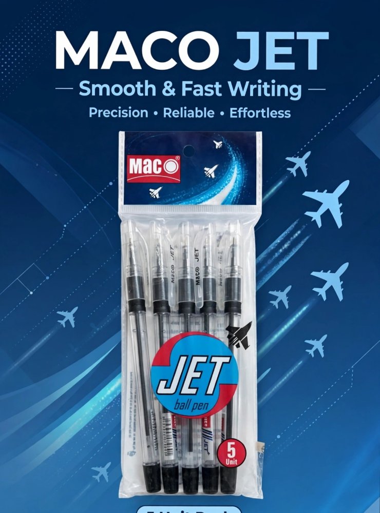 Maco jet Black pen