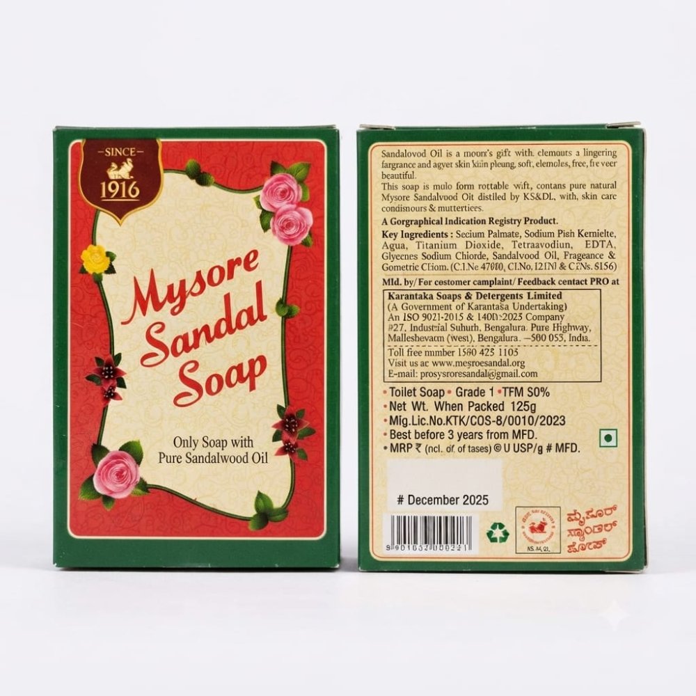 Mysore sandal soap (125g)