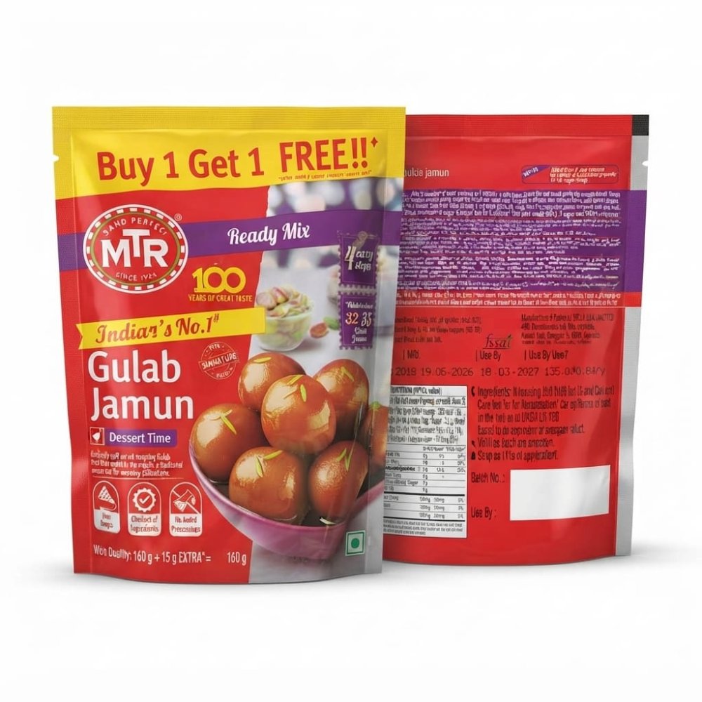 MTR Gulab jamun buy 1 get 1 free