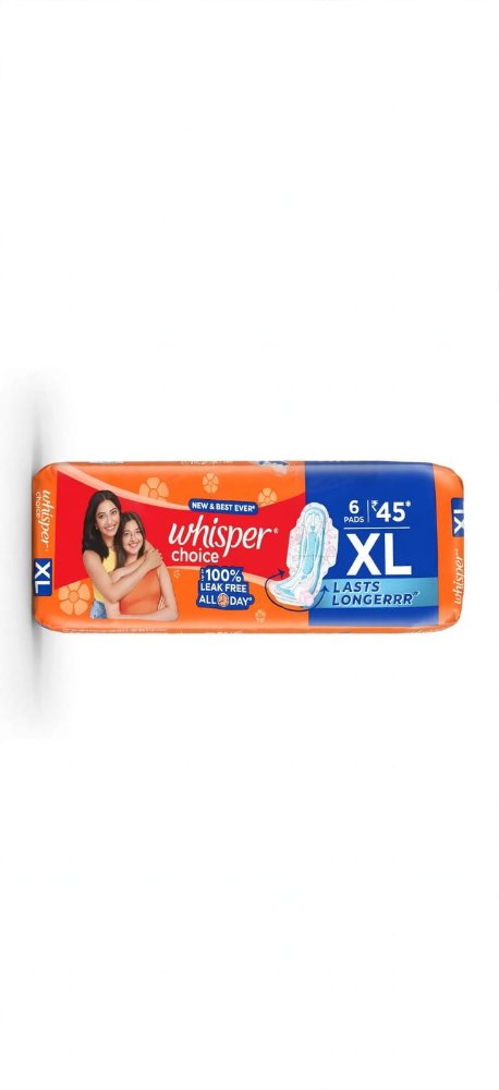 Whisper sanitary pads xl