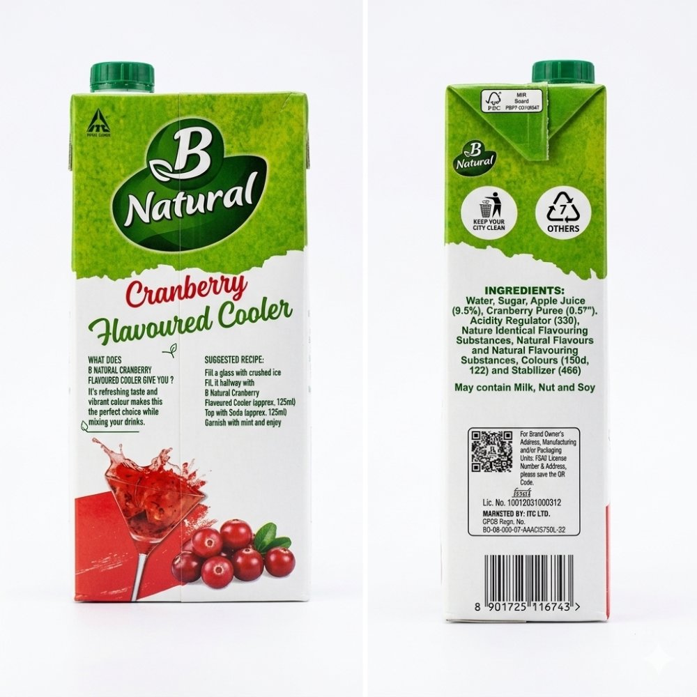 B natural Cranberry