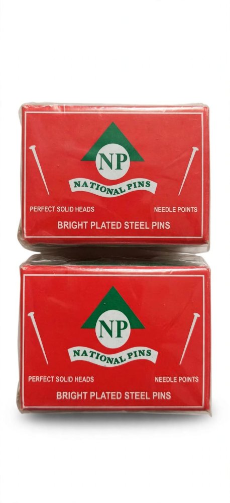 Bright plated steel pin